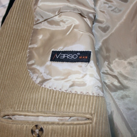 Nerso  Corduroy Men's Blazer Italy Size  USA 42 / Eu 54 - Picture 5 of 6